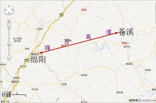 绵阳至苍溪高速公路招商